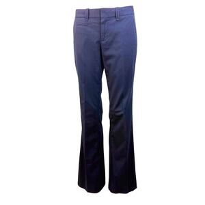 Gap Hip Slung Stretch Navy Casual Dress Pants Slim Everyday Classic Trouser Cut